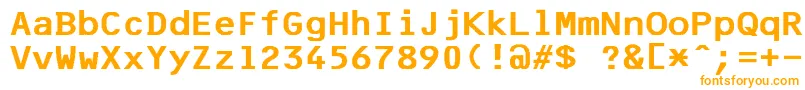 F25BankPrinter Font – Orange Fonts
