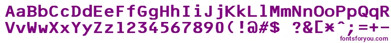F25BankPrinter Font – Purple Fonts