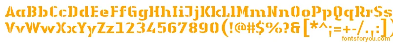 LinotypeAuthenticStencilHeavy Font – Orange Fonts