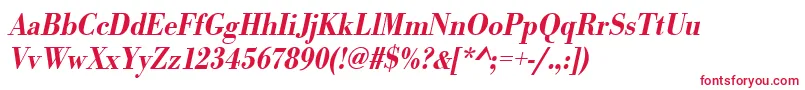 UrwbodonitmedextnarOblique Font – Red Fonts
