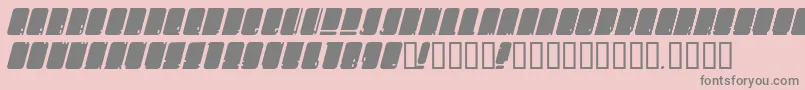 OhMegaSigh Font – Gray Fonts on Pink Background