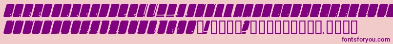 OhMegaSigh Font – Purple Fonts on Pink Background