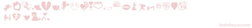 Aosval Font – Pink Fonts on White Background