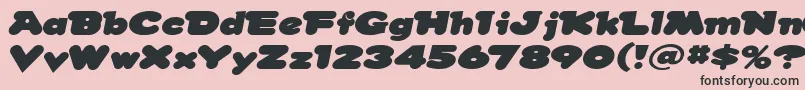 Snowdream Font – Black Fonts on Pink Background