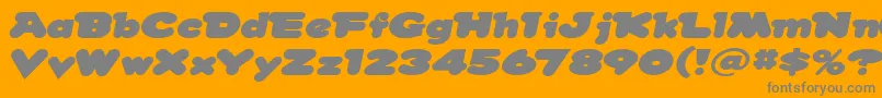 En savoir plus sur la police Snowdream Police Snowdream – polices grises sur fond orange