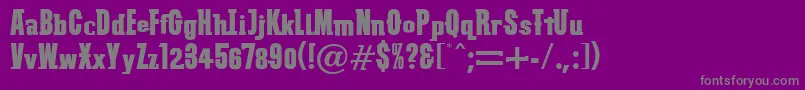Подробнее о шрифте VtcSubwayslamRegular Шрифт VtcSubwayslamRegular – серые шрифты на фиолетовом фоне
