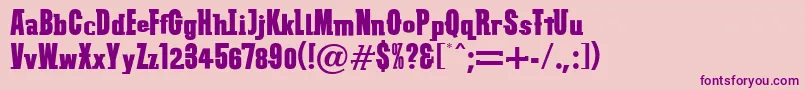 Подробнее о шрифте VtcSubwayslamRegular Шрифт VtcSubwayslamRegular – фиолетовые шрифты на розовом фоне