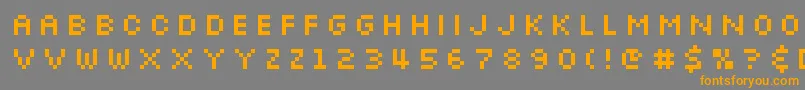 More about SilkscreenExpanded Font SilkscreenExpanded Font – Orange Fonts on Gray Background