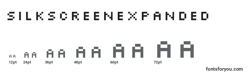 SilkscreenExpanded Font Sizes