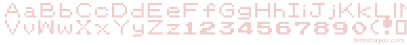 PokemonClassic Font – Pink Fonts on White Background