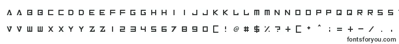 Шрифт InversionzUnboxed – жирные шрифты