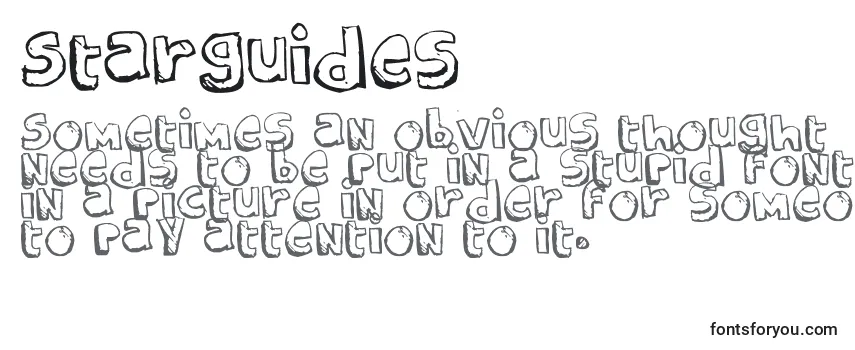 Review of the Starguides Font