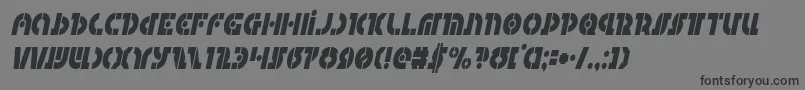 Questlokcondital Font – Black Fonts on Gray Background