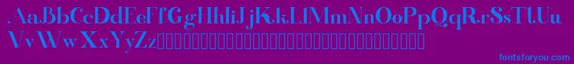 fuente Kinki – Fuentes Azules Sobre Fondo Morado