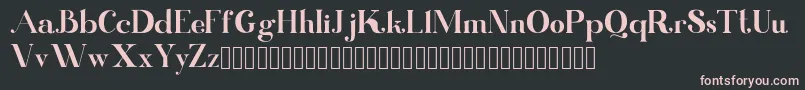 Kinki Font – Pink Fonts on Black Background