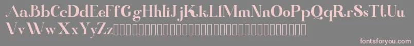 Kinki Font – Pink Fonts on Gray Background