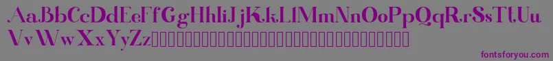 Kinki Font – Purple Fonts on Gray Background