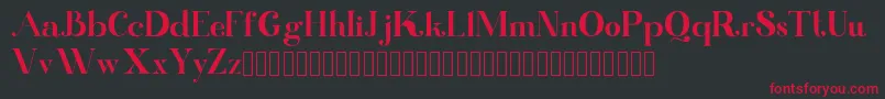 More about Kinki Font Kinki Font – Red Fonts on Black Background