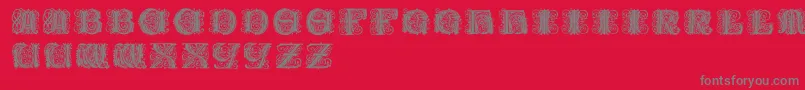 More about Paulusfranckinitialen Font Paulusfranckinitialen Font – Gray Fonts on Red Background