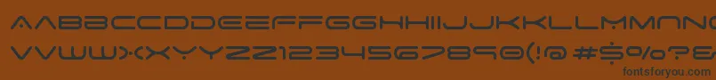 Шрифт SpaceAge – чёрные шрифты на коричневом фоне