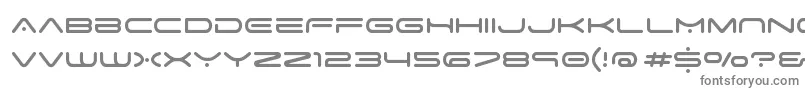 Police SpaceAge – polices grises sur fond blanc