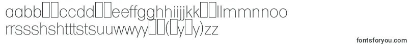 FormulaserialXlightRegular-Schriftart – haussa Schriften