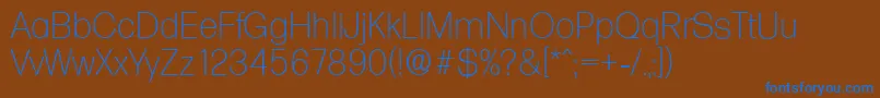 More about FormulaserialXlightRegular Font FormulaserialXlightRegular Font – Blue Fonts on Brown Background