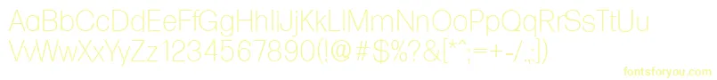 More about FormulaserialXlightRegular Font FormulaserialXlightRegular Font – Yellow Fonts on White Background