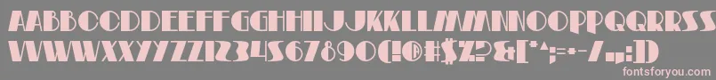 RiemannTheatre Font – Pink Fonts on Gray Background