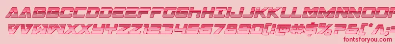 Transamericachromeital Font – Red Fonts on Pink Background