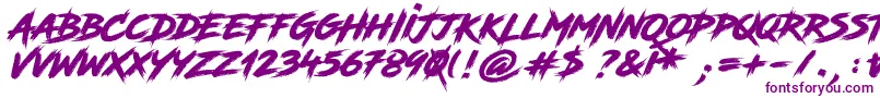 RoadRage Font – Purple Fonts