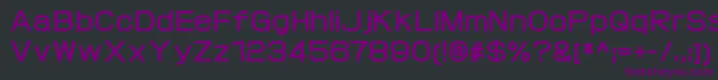 ProtofetBold Font – Purple Fonts on Black Background