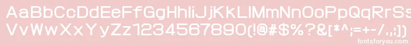 ProtofetBold Font – White Fonts on Pink Background