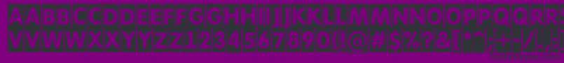 AFuturaroundtitulcm Font – Black Fonts on Purple Background