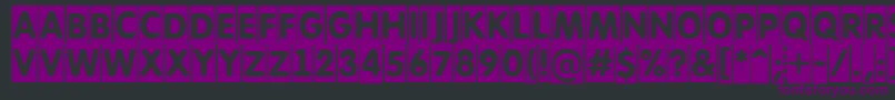 AFuturaroundtitulcm Font – Purple Fonts on Black Background