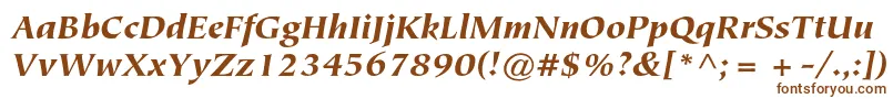 fuente TiepolostdBlackitalic – Fuentes Marrones
