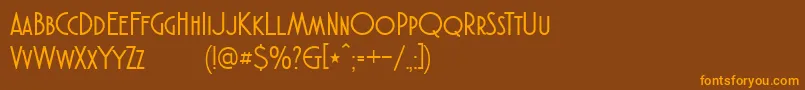 Подробнее о шрифте AtlanticCruiseDemo Шрифт AtlanticCruiseDemo – оранжевые шрифты на коричневом фоне