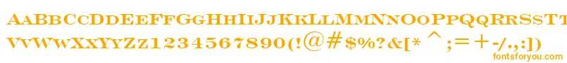 Fonte EngraversRomanBoldBt – fontes laranjas