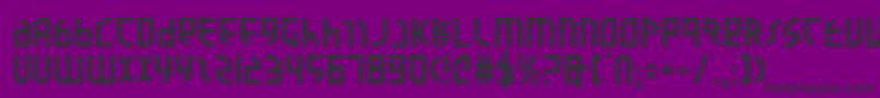 Valkyriee Font – Black Fonts on Purple Background