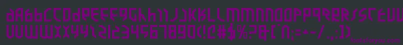 Valkyriee Font – Purple Fonts on Black Background