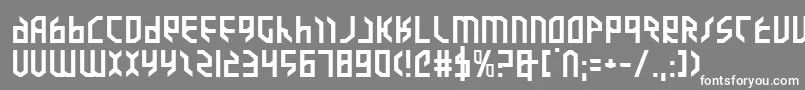 Valkyriee Font – White Fonts on Gray Background