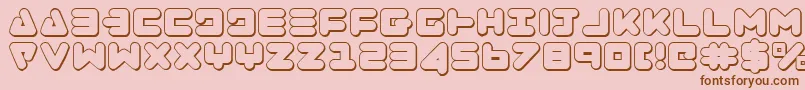 Zealoto Font – Brown Fonts on Pink Background