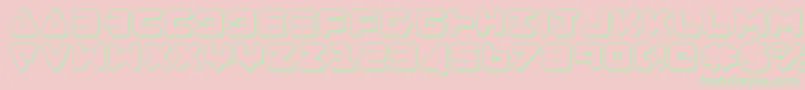 Zealoto Font – Green Fonts on Pink Background