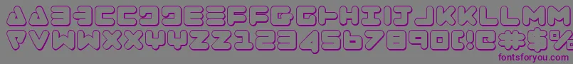 Zealoto Font – Purple Fonts on Gray Background