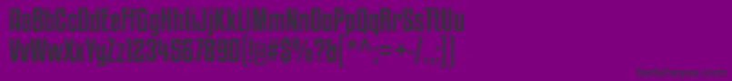 Weitere Informationen zur KenyanCoffeeRg-Schriftart KenyanCoffeeRg-Schriftart – Schwarze Schriften auf violettem Hintergrund
