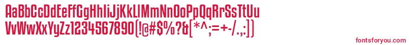 KenyanCoffeeRg Font – Red Fonts on White Background