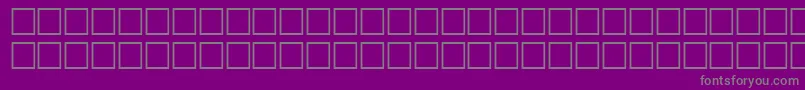 McsDiwani0SUNormal. Font – Gray Fonts on Purple Background