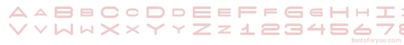 7 Days Fat Font – Pink Fonts on White Background