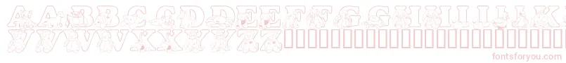 Fonte LmsTyBuddies – fontes cor-de-rosa