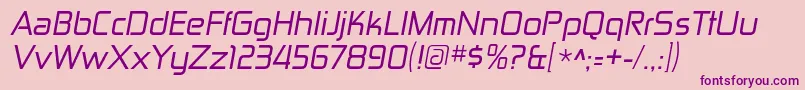 Más sobre la fuente ZektonrgItalic fuente ZektonrgItalic – Fuentes Moradas Sobre Fondo Rosa